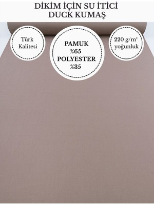 Fabricstown Su Itici Duck Kumaş | 220 G/m² | %65 Pamuk %35 Polyester | 180 cm En | Dikişlik Dayanıklı Kumaş