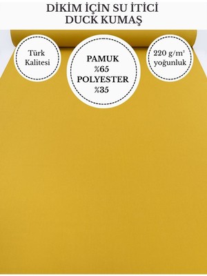 Fabricstown Su Itici Duck Kumaş | 220 G/m² | %65 Pamuk %35 Polyester | 180 cm En | Dikişlik Dayanıklı Kumaş