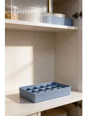 Vivenda 15 Bölmeli Çok Amaçlı Organizer, 18 x 29,5 cm "Gri"