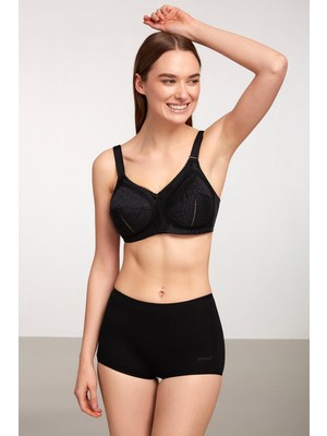 Kom Basic Kadın Short Külot 2li Siyah