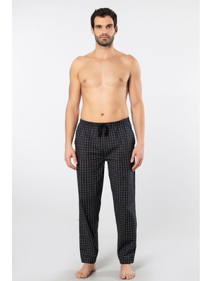 Cacharel Erkek Dokuma Pijama Tek Alt 2240/SIYAH 2