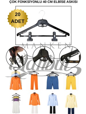 Manken İstanbul Gardırobunuzun Yeni Kahramanı: Çok Amaçlı Kadın Askısı - Takım, Bluz ve Pantolon Askısı Bir Arada