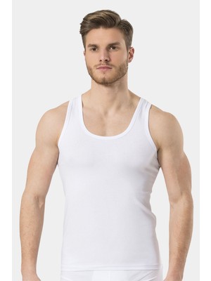 Türen Erkek Likralı Atlet 163/BEYAZ