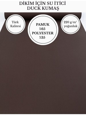 Fabricstown Su Itici Duck Kumaş | 220 G/m² | %65 Pamuk %35 Polyester | 180 cm En | Dikişlik Dayanıklı Kumaş