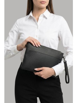 Lederax Suni Deri Clutch Çanta Portföy Çanta LD629