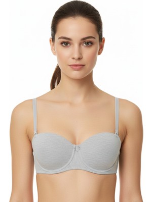 Ebru Silikonlu Destekli Straplez Sütyen