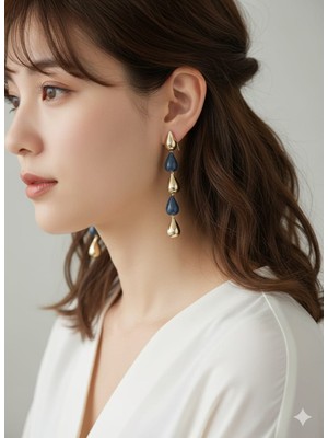 ÇELİK SALLANTILI DAMLA KÜPE