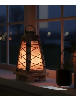 HYD Şamdan Model Denizci Feneri Piramit Tuz Lambası Çankırı Kaya Tuzu Hediyelik Dekoratif Ürün