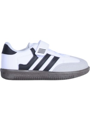 Moda Ayakkabı Sammix 047 Beyaz-Siyah Erkek Çocok Spor Ayakkabı