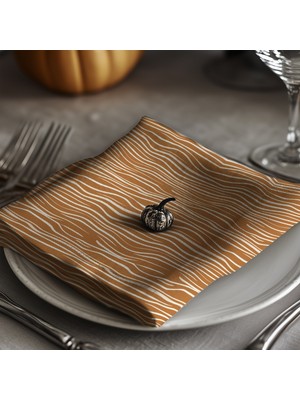 Ars Dt 6'lı Desenli  Kumaş Servis Sunum Peçetesi Şık Görünümlü Dekoratif