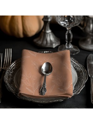 Ars Dt 6 Adet  Amerikan Servis-Sunum Peçetesi Desenli Kumaş  33X33 cm  Tabak Üstü