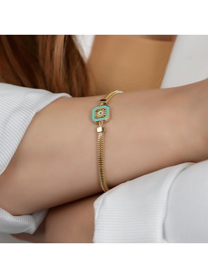 Goldium 14 Ayar Altın Mineli Kutup Yıldızı Bileklik