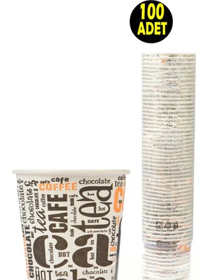 Usin 100 Adet 4 Oz 120 ml - Davet Kutlama Parti Ofis Çay Kahve Espresso Soğuk Içecek Uygun Karton Bardak