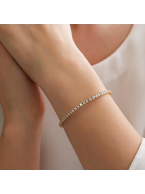 Goldium 14 Ayar Suyolu Tasarım Bileklik