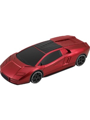 baytoptan Kırmızı Model Araba Tasarımlı Hoparlör - Bluetooth USB Özellikli