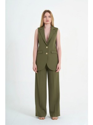 Ayshan Haki Çift Katmanlı Yelek