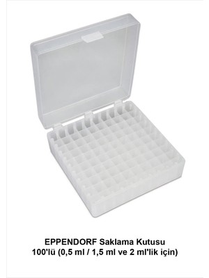 Atel-San Eppendorf Saklama Kutusu - 100'LÜ (0,5 ml / 1,5 ml ve 2 Ml'lik Için) Cryo