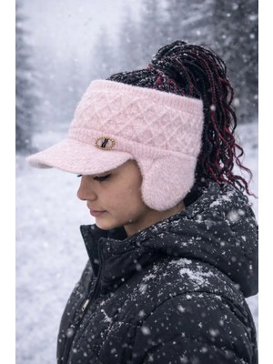  koruyucu vizörlü örgü kasket şapka