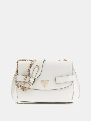 Guess Serenova Dönüştürülebilir Çapraz Askılı Kadın Beyaz El Çantası HWZG8091210-OFF