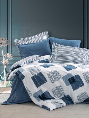 Seçkin Trend Modern Çift Kişilik Nev Takımı Solito Indigo