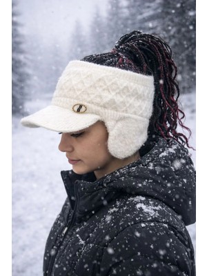  koruyucu vizörlü örgü kasket şapka