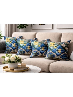 Özdağ Home Concept 2 Adet 3D Dijital Baskı Dekoratif Kırlent Kılıfı 43X43 cm – Tek Taraflı Baskı, Canlı Renkler