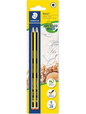 Sevimle Store 1200 BK2D Noris 2b Kursun Kalem 2'li Blister