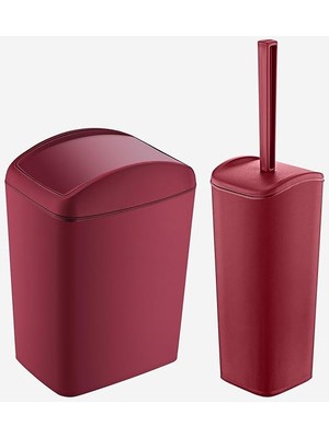 Sevimle Store Soft Çöp Kovası ve Wc Fırçası Carmen