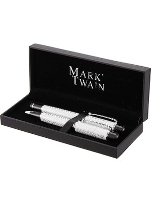 Sevimle Store MC-18409 Ferraghini Kalem, Gümüş/siyah