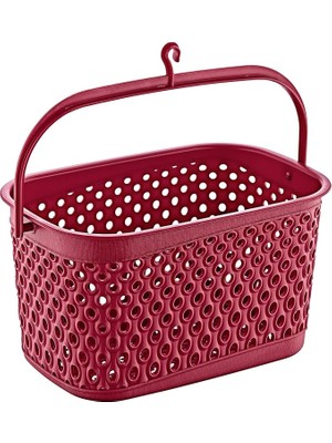 Sevimle Store Katre Mandal Sepeti 3 Lt Carmen Kırmızı