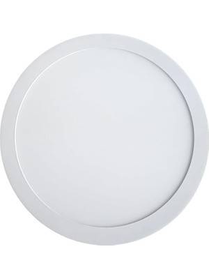 Sevimle Store 24W 3000K Sıva Üstü Sarı Işık Yuvarlak Tavan LED Panel