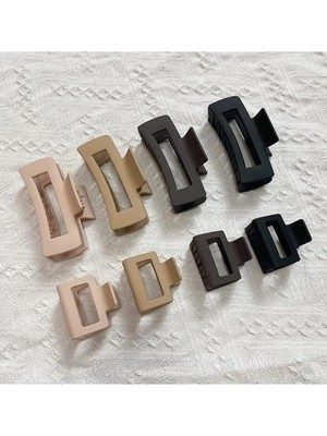 Sevimle Store Kahverengi Mandal Toka Seti, Kadın Çocuk Mandal Toka, Lastik Toka Seti, Toka Organizer, Toka, Kız Çocuk Toka, Kadife Toka