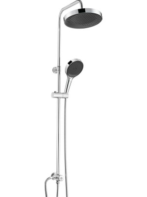 Sevimle Store Omega Paslanmaz Çelik Yüksekliği Ayarlanabilir Borulu Yağmur Duş Seti