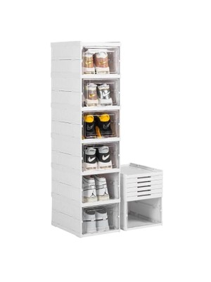 Sevimle Store Raflı Çok Amaçlı Katlanabilir Dolap, Ayakkabılık ve Raf