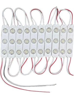 Sevimle Store Adet 1.5W 12V Mercekli Modül LED (Beyaz)