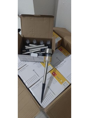 Sevimle Store Bahçe Lambası, 10'lu LED Direk Aydınlatma Seti, Su Geçirmez IP44, Güneş Enerjili, Kolay Kurulum, Bahçe ve Dış Mekan Için