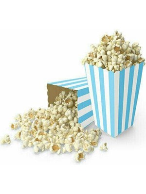 MerveliSait Mısır Kutusu 8'li Açık Mavi Beyaz