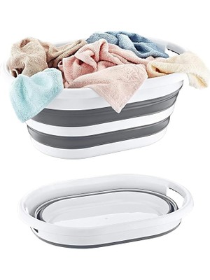 Sevimle Store Katlanabilir Çamaşır Sepeti 27 Litre, Katlanabilir Oyuncak Sepeti, Plastik Çamaşır Sepeti, Katlanabilir Çamaşır Selesi | 27 Litrelik Hacmiyle Ideal Depolama Çözümü!