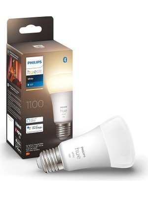 Sevimle Store Huew 9.5-75W Beyaz Akıllı Ampul E27 Bluetooth Özellikli - Sarı Işık