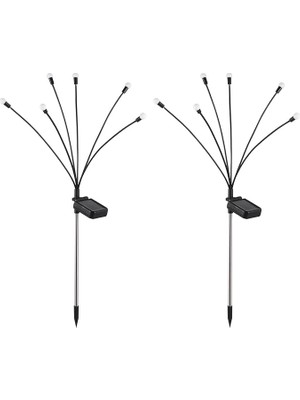 Sevimle Store Güneş Enerjili Bahçe Çim Lambası Ateşböceği Işıkları Su Geçirmez Dış Mekan Yolu Işık Peyzaj Dekoratif Gece Işıkları