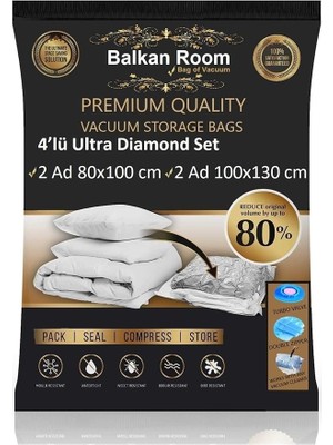 Sevimle Store Room-Vakum Hurcu 4’lü Ultra Diamond Set Vakumlu Hurç Vakumlu Poşet (3)