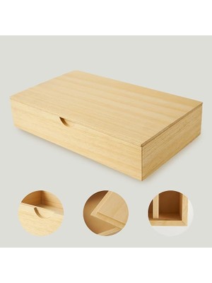Sevimle Store x 310 x 65 mm Çok Amaçlı Masif Ahşap Kutu