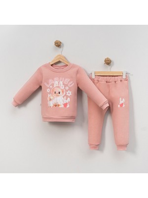 NEU KIDS Labubu Baskılı Kız Alt Üst Takım