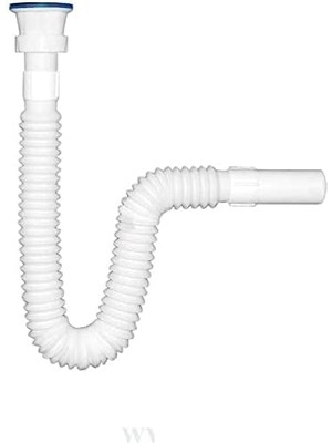 Sevimle Store 1.kalite Paslanmaz Çelik Süzgeçli Lavabo Gider Hortumu/körüklü Lavabo Sifonu/eviye Gider Borusu (75 Cm)