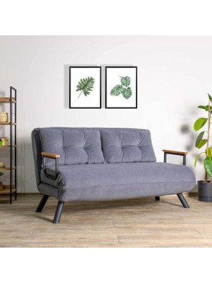 Sevimle Store Sando Ikili Katlanır Yataklı Koltuk - Gri