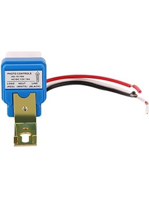 Sevimle Store Fotosel Modül Dc 12V Sokak Bahçe Park Lambası Aydınlatma Işık Kontollü Röle Otomatik Kontrol Kartı Anahtar