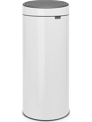Sevimle Store Dokunmatik Beyaz Çöp Kutusu 30 Lt