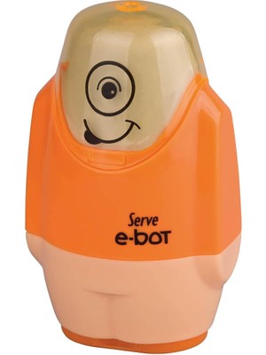 Sevimle Store E-Bot Silgili Kalemtiraş Fosforlu Turuncu