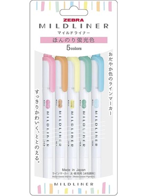 Sevimle Store Mildliner Işaretleme Kalemi 5c-N Set