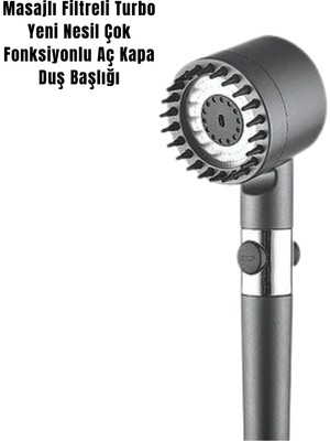 Tncline Plastik Duş Başlığı Filtreli (Tunçline)